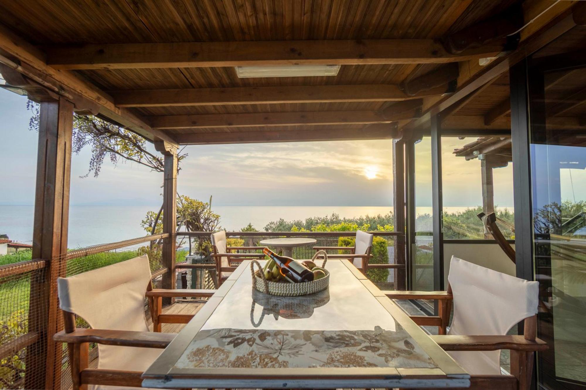 Kariba House - Sunset View Villa Nea Poteidaia Ngoại thất bức ảnh